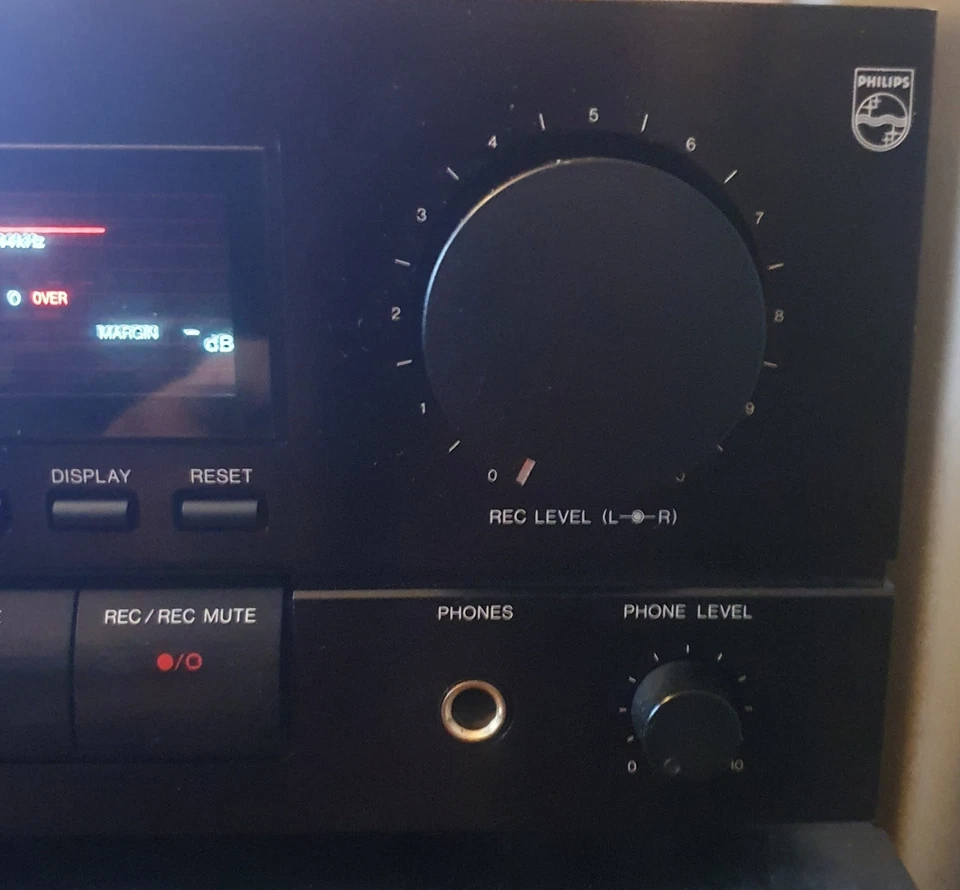 PHILIPS DAT 850 Digital Kassettendeck High End Vintage - Bild 4 von 4