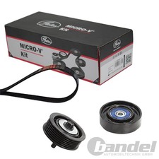 GATES Micro-V Kit KEILRIPPENRIEMEN-SATZ passend für TOYOTA YARIS | K036PK780
