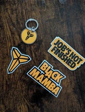 Nike Kobe Bryant Mamba League Invitational limited edition keychain And Stickers