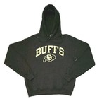 University Of Colorado CU Buffs Sz M Hoodie Black Pull Over Authentic Champion