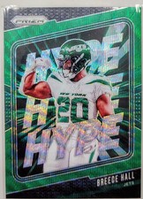 2024 Panini Prizm - Hype Breece Hall #11 Green Wave Prizm