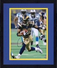 Framed Isaac Bruce Los Angeles Rams Signed 16