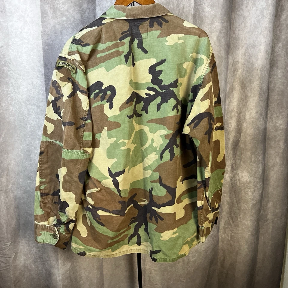Chaqueta Camuflada Militar XL - Ajuste Regular - Camuflaje - Usada - Talla OTAN 7080/1424 Foto 2 de 4
