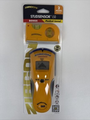 Zircon StudSensor L50 Stud Edge Finder Pocket Level