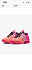 Nike Shox R4 AB Miami Art Basel Hyper Pink Foam IH2343 600 Women's Size 9