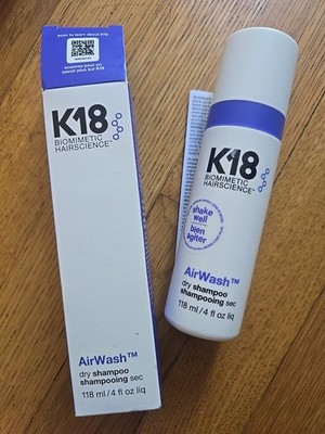 K18 AirWash Dry Shampoo 4 oz - NEW