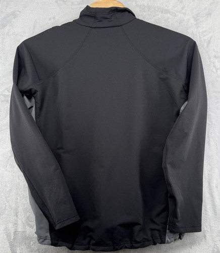 Vintage Nike ACG Jacke schwarz Full Zip Fleece gefüttert Softshell Herren Gr. L - Bild 2 von 7