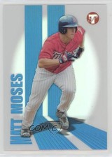 2004 Topps Pristine Uncirculated Refractor 459/999 Matt Moses #140 sh7