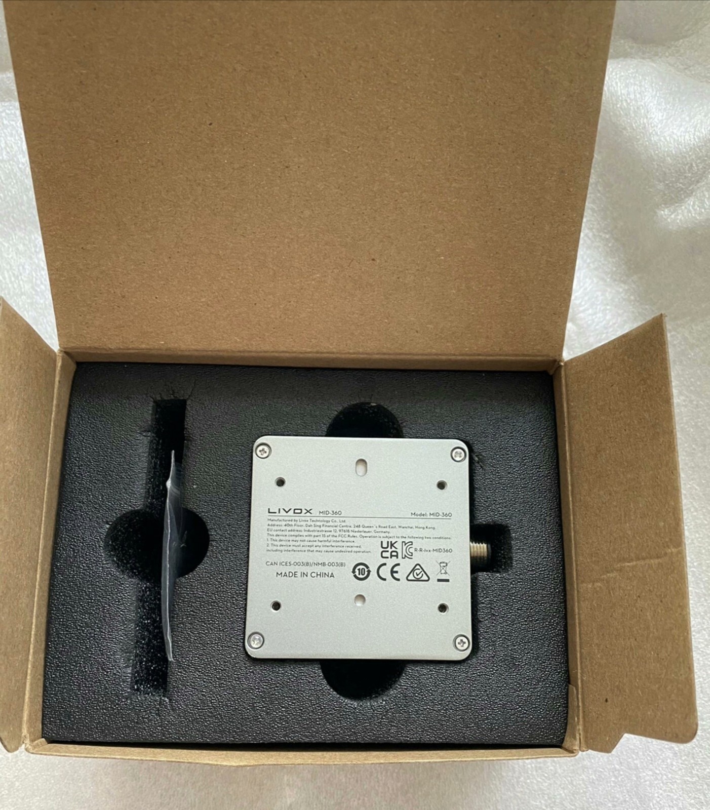 Livox Mid-360 lidar Minimal Detection Range Original