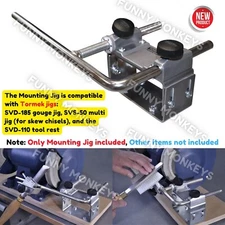 Woodturning Jig Bench Grinder Mount for Tormek Rough Grinding Sharpening Shaping