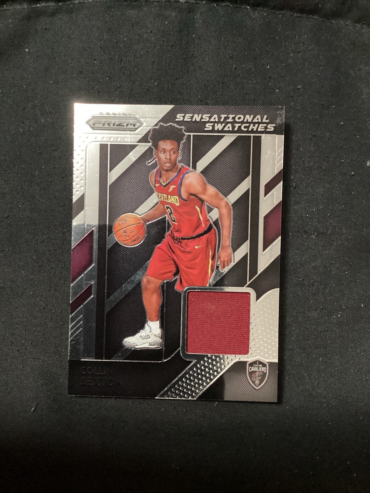 2018-19 Panini Prizm Sensational Swatches Collin Sexton #65 Rookie V45