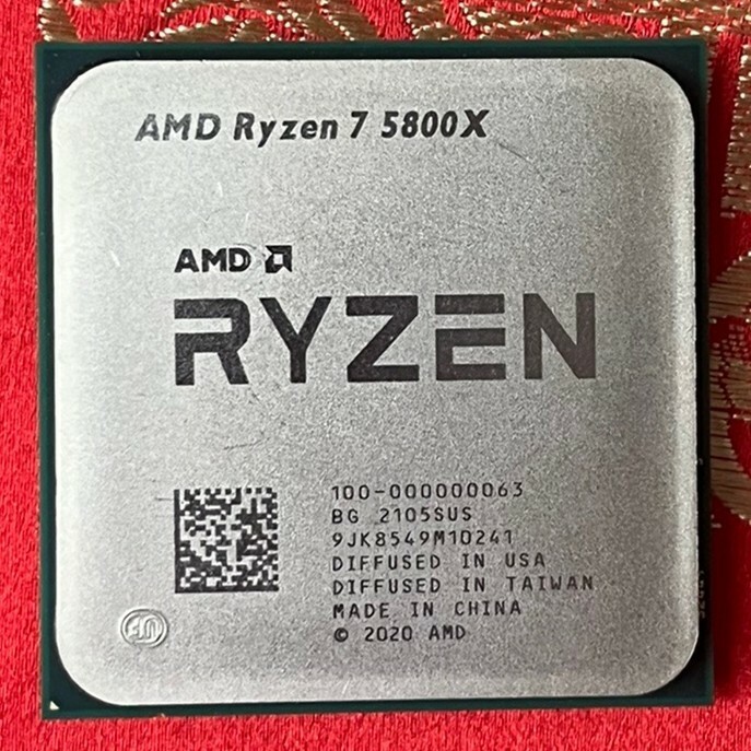 AMD Ryzen 7 5800X AM4 3.8GHz 8Core 16Thr 105W CPU Processor R7