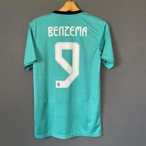 BENZEMA REAL MADRID JERSEY 2021/22 THIRD SIZE XS SOCCER FOOTBALL ADIDAS H40951