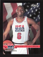 1994-95 SkyBox USA International Derrick Coleman #37 Team USA