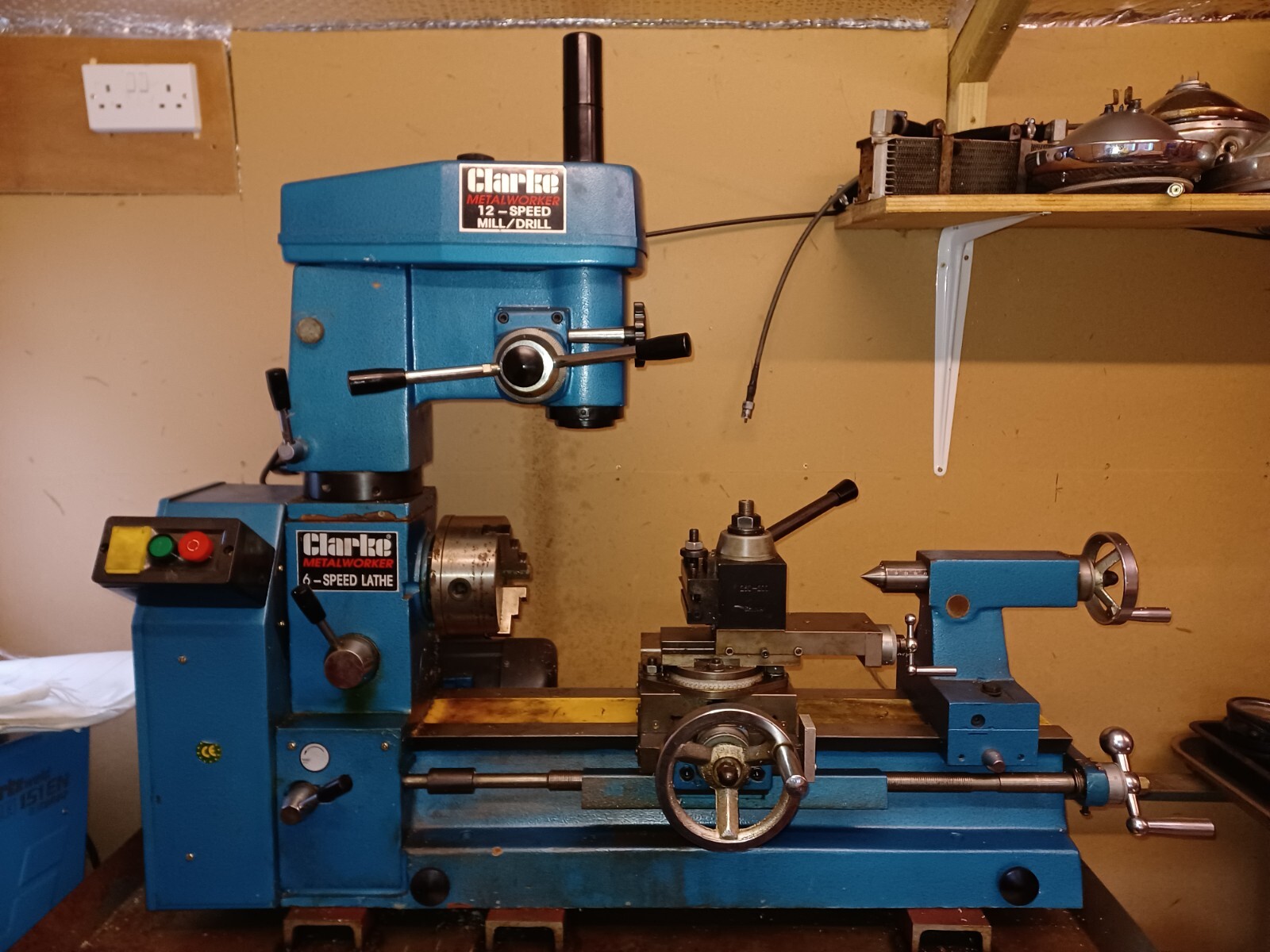Clarke metal lathe milling &drill CL500M eBay