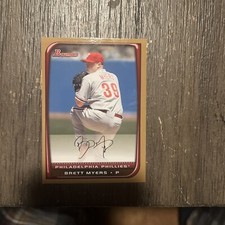2008 Bowman Gold #182 Brett Myers Phillies