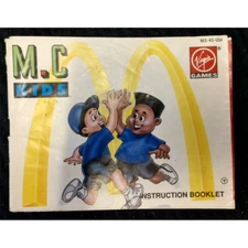 M.C. Kids  (NES) Instruction Manual (NO Game/Cover Art/Case) - No Tracking