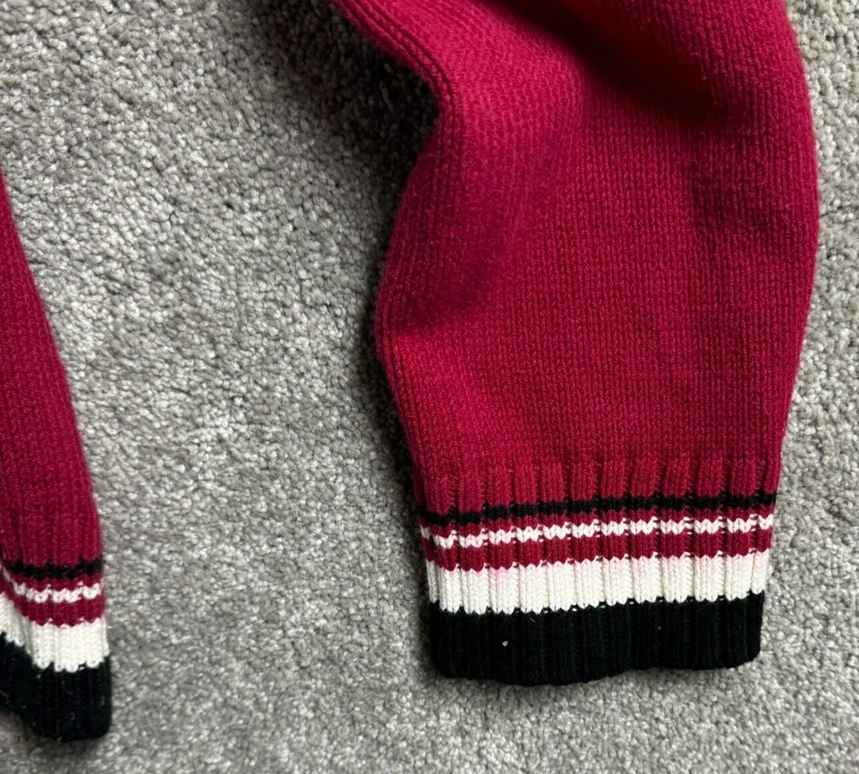 Suéter con Capucha De Colección Para Mujer Grande Fair Isle Grandpa Años 90 Y2K Cálido Navidad Foto 3 de 4