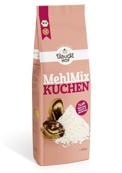 Bauckhof Mehl-Mix Kuchen Glutenfrei Bio (800G) Backen Cake Mehlmischung-image