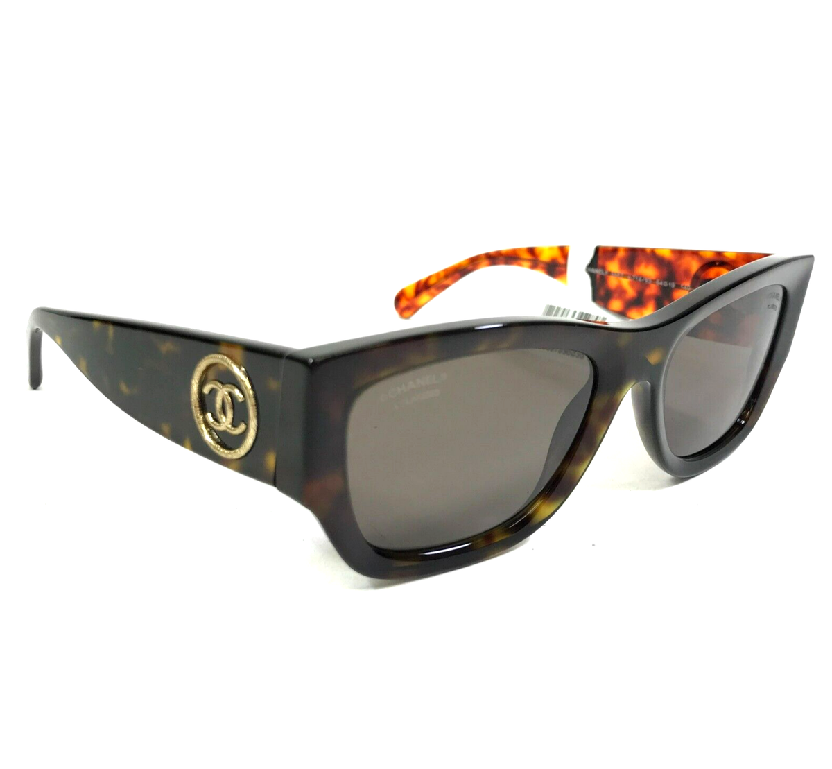 CHANEL 5507-A 54 19 140 Sunglasses Brown Chanel Sunglasses 5507-A c.1743/S5 Khaki Brown Transparent  main image 2