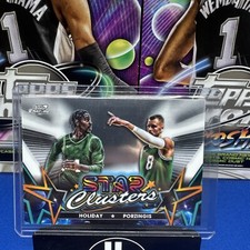 2023 Topps Chrome Cosmic Kristaps Porzingis Jrue Holiday Star Clusters #SC-2