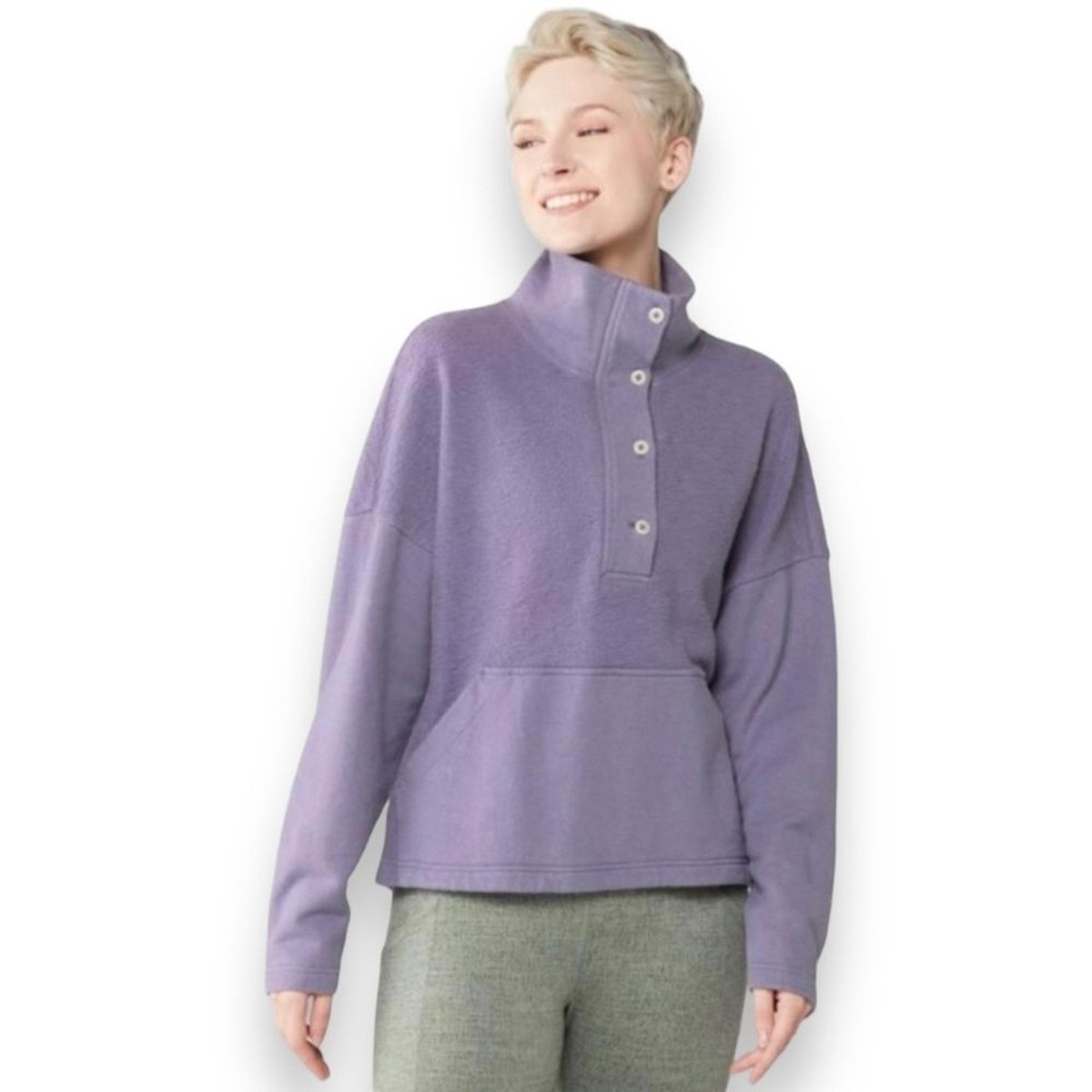 NWT REI Co-op Wallace Lake Fleece Pullover Lackspur Purple