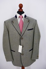 Rofan Trachten Janker Size 50 Virgin Wool Bronze Gray Oktoberfest New With Tags