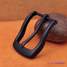 Cool Black Pin Single Prong Clip Buckle for DIY Leathercraft Belt Replacement