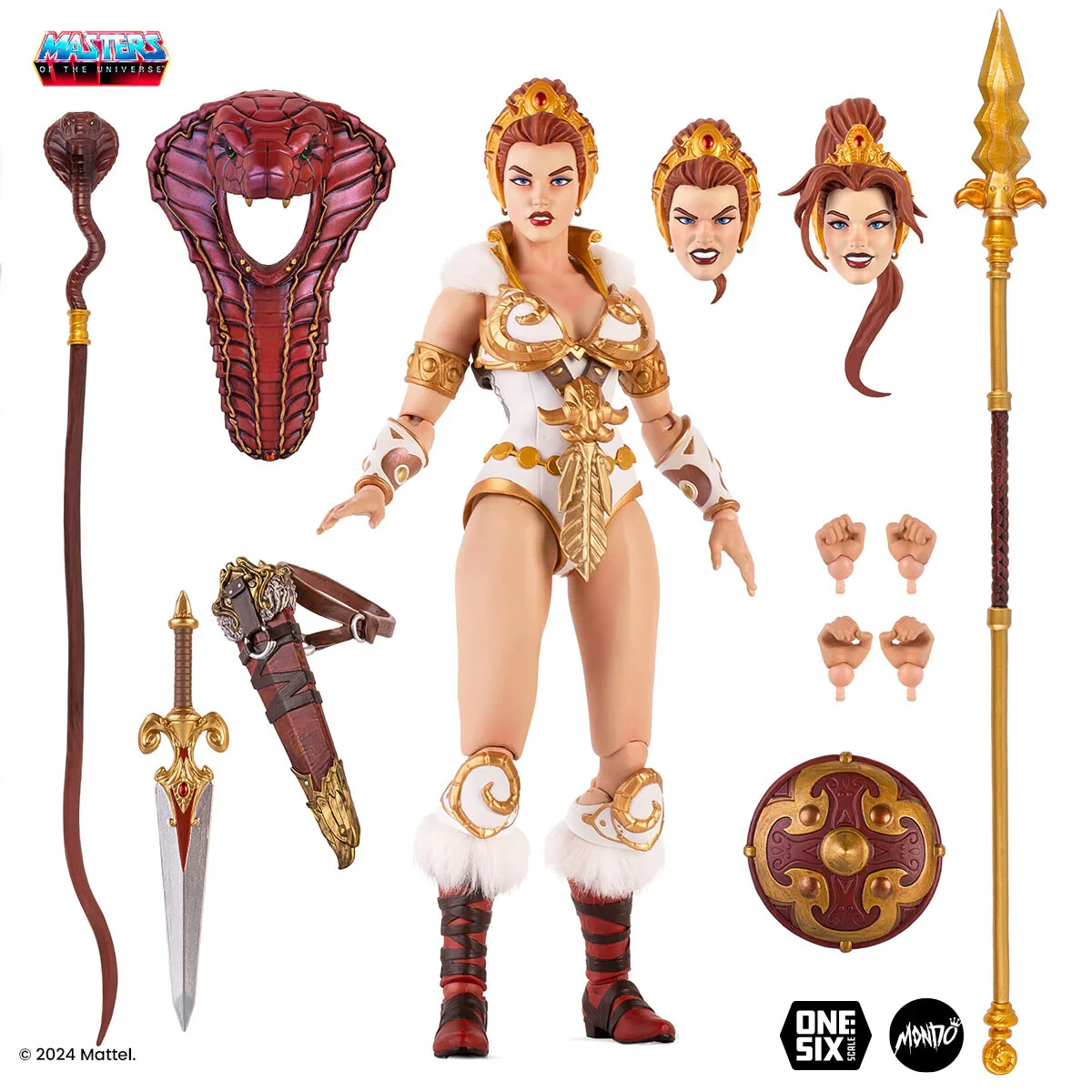 Figurine articulée Teela 1/6 Masters of the Universe avec accessoires