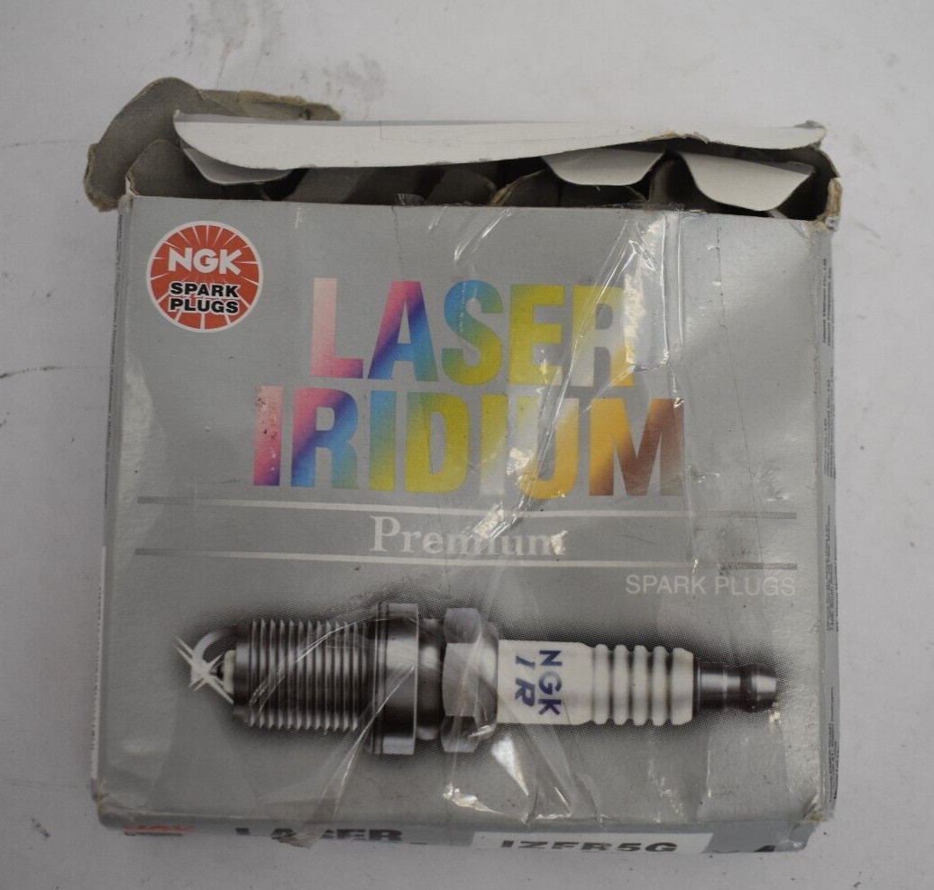 Lot of 4 NGK Laser Iridium Premium Spark Plugs Nickel Core Tip Standard IZFR5G