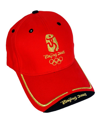 2008 Beijing Olympic Games 100% Brushed Cotton Cap - New!