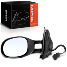 Driver Side Black Power Mirror W Heated For Chrysler Cirrus Dodge Stratus 95-00
