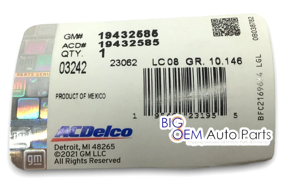 2015 - 2018 Colorado Canyon LH Driver Windshield Wiper Blade new OEM 19432585 - Image 4 of 4