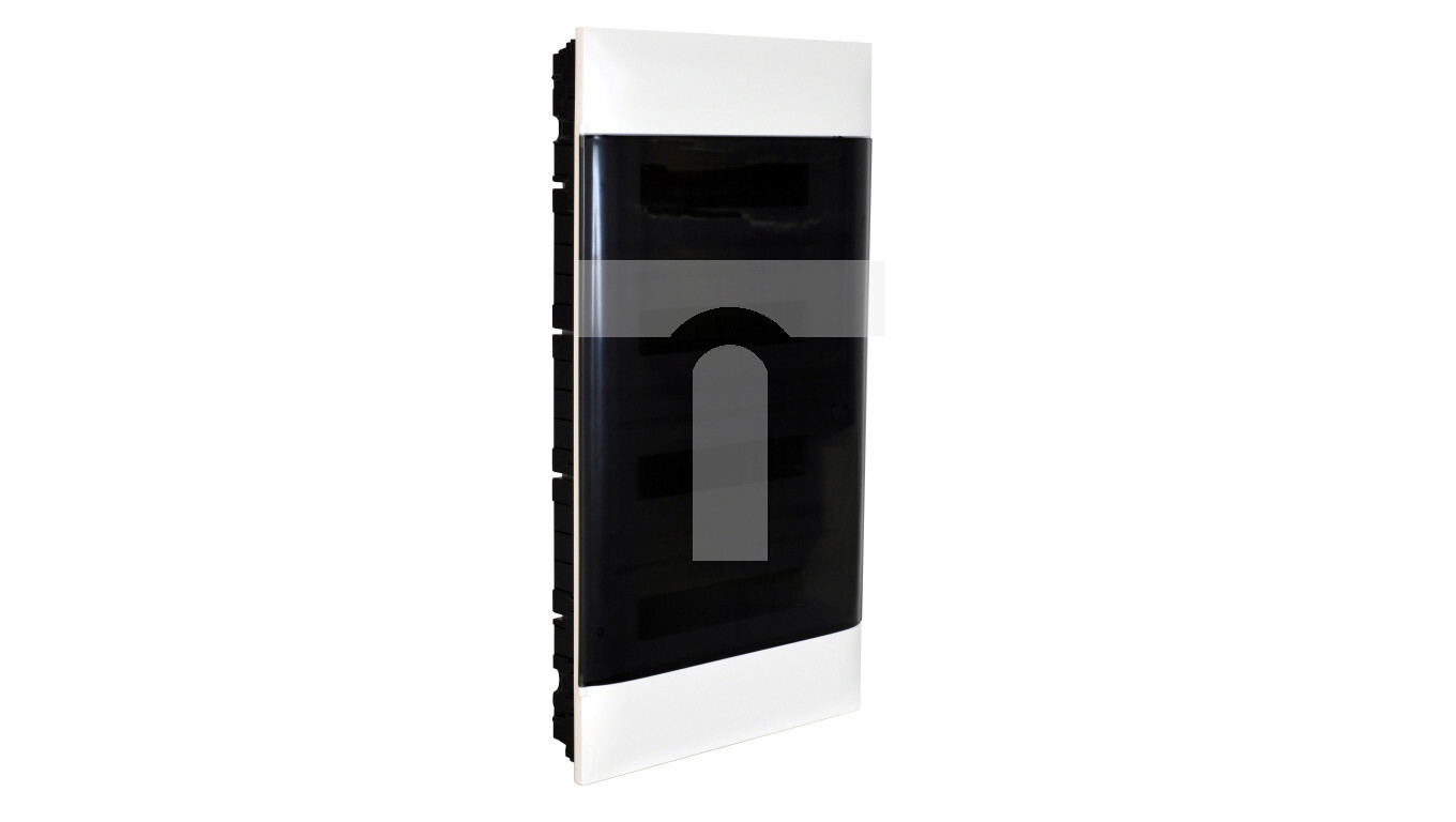 PRACTIBOX S 4x12 flush-mounted modular distribution board with transparen /T2UK