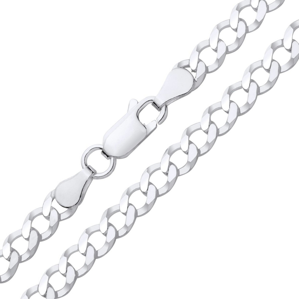 SILVER925 FLAT LINK NECKLACE /シルバー/ネックレス