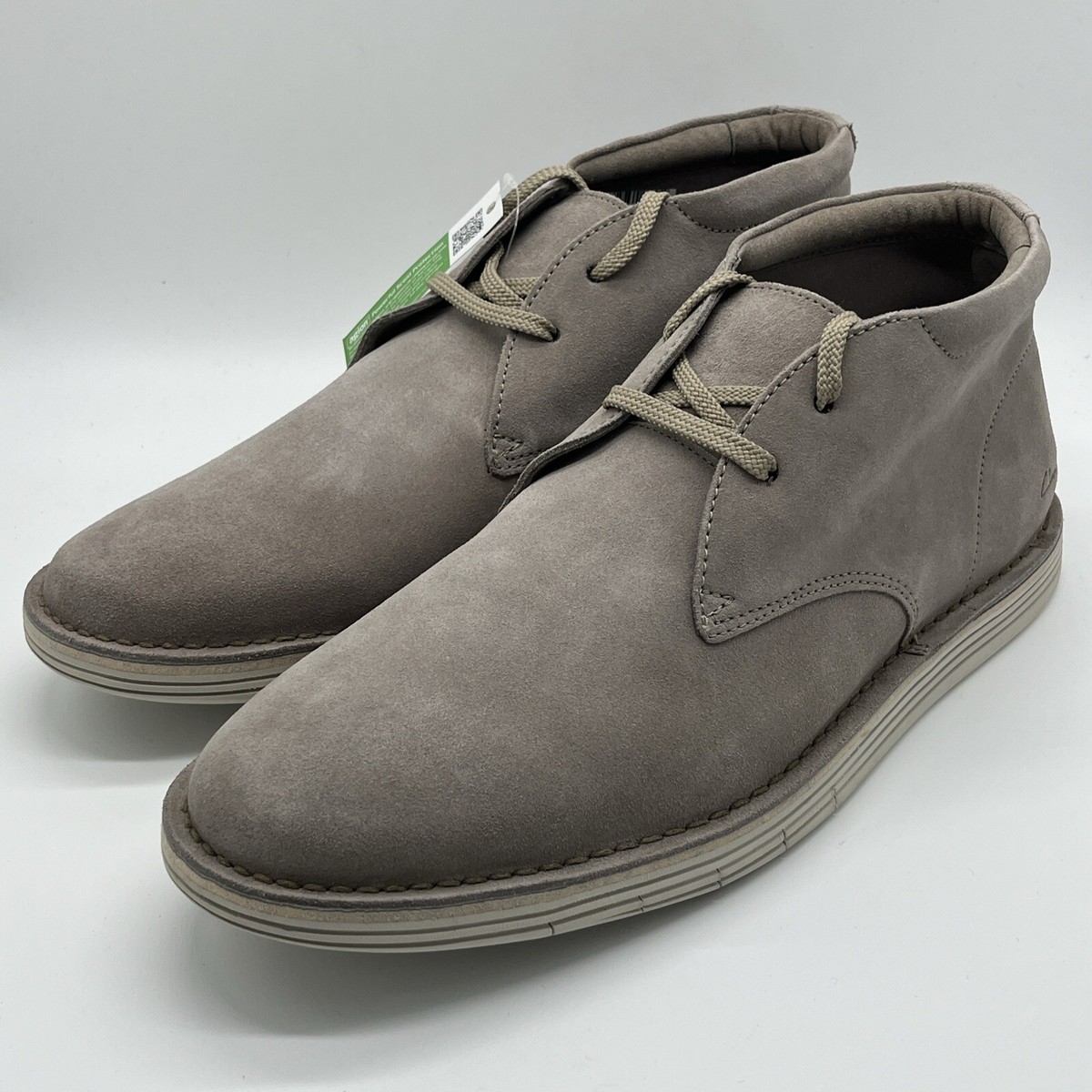 Clarks Forge Stride in Stone Leather - Men display picture 1