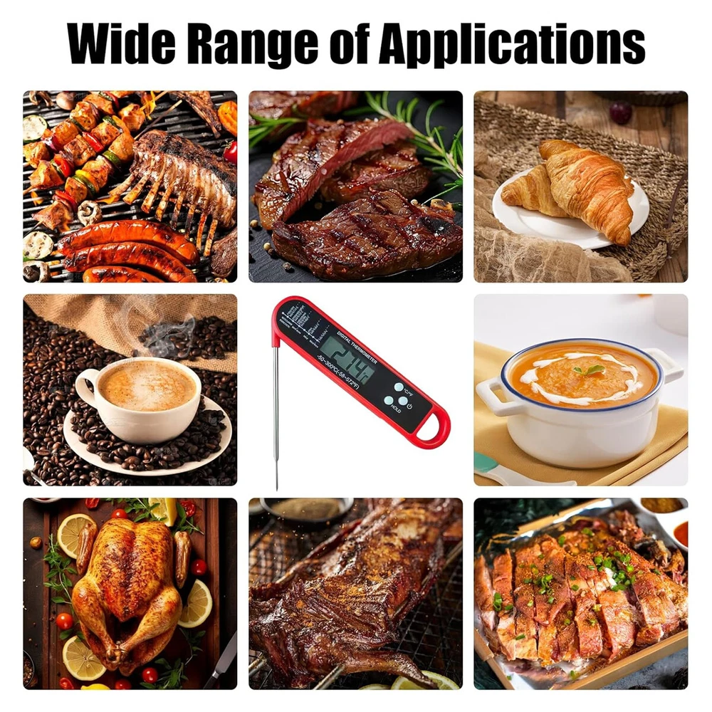 Meat Thermometer Digital Fast Instant Read Food Thermometer for Cooking Grill