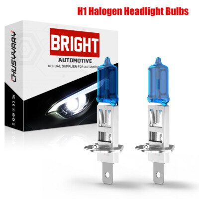 H1 Halogen Main/Dipped Beam Kit Bulbs  5000K Super White 4000LM Combo 2