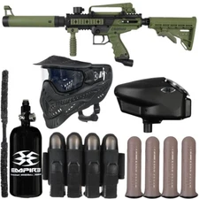 NEW Tippmann Cronus Tactical Vendetta Paintball Gun Package Kit - (Black/Olive)