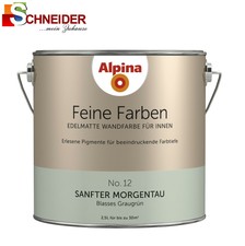 Alpina Feine Farben Sanfter Morgentau Wandfarbe 2 5 Lt 898598 Gunstig Kaufen Ebay