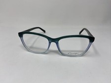 EMIL K EYEWEAR 64228-400 Germany Green Blue 53/16/135 FLEX HINGE EYEGLASSES VW06