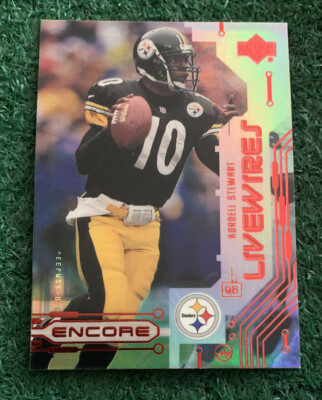 KORDELL STEWART - 1999 UPPER DECK ENCORE - LIVE WIRES INSERT CARD # L13 STEELERS