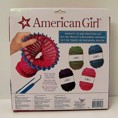 American Girl Infinity Scarf Knitting Kit for Girl Doll
