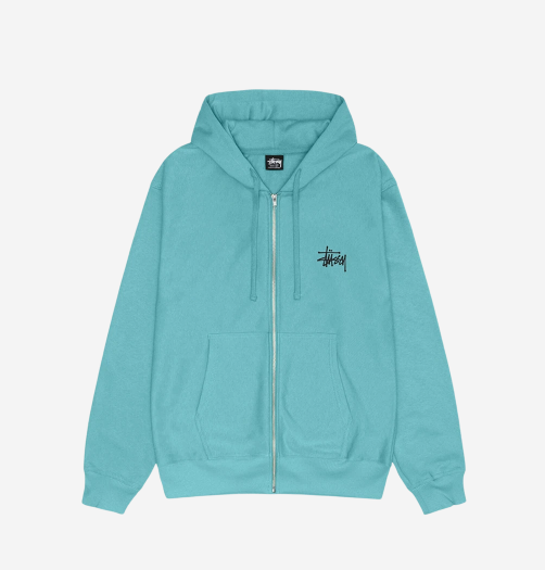 Stussy 2024 Stussy Basic Stussy Zip Hoodie Ocean, 100 Stussy 2024 Stussy Basic Stussy Zip Hoodie Ocean, 100