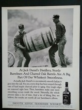 Jack Daniel's Tennessee Whiskey - 1990er Zeitschriftenanzeige #B5632