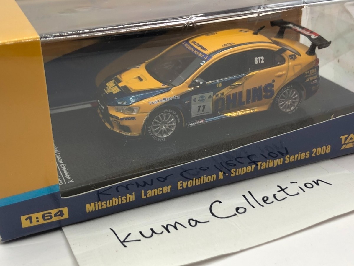 &team 五月雨　タキ　limited 999 Tarmac Works Mitsubishi Lancer Evolution X 77 OHLINS Super