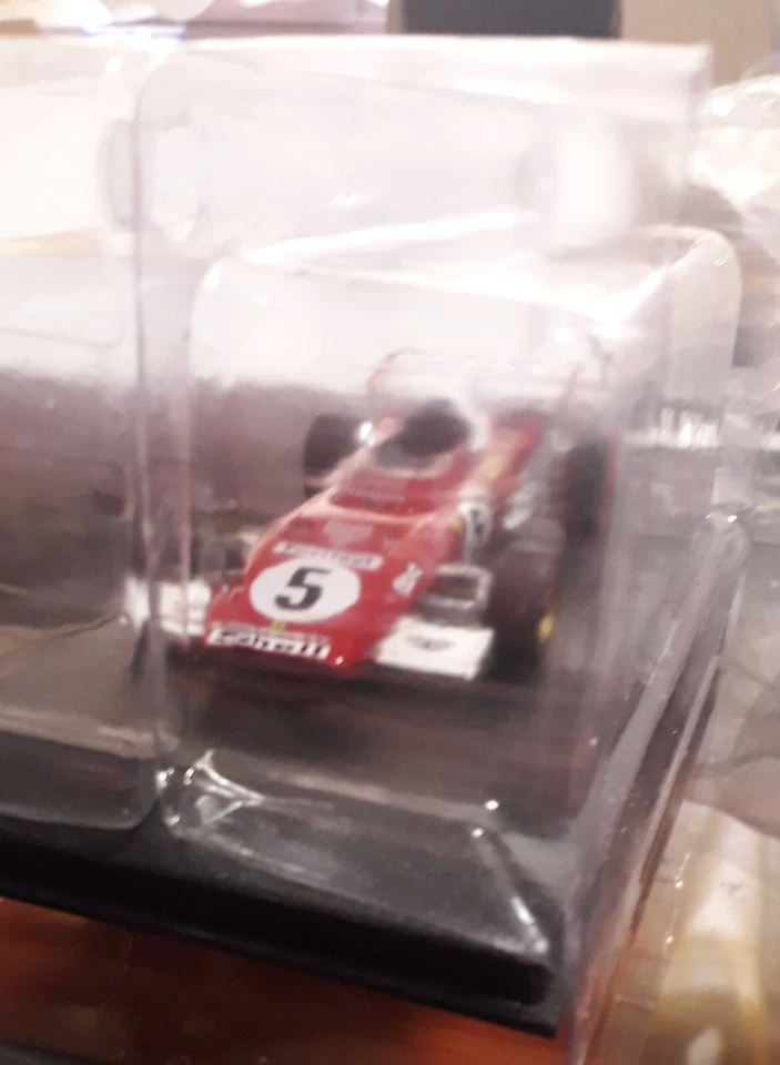 Die cast 1/43 F1 Ferrari 312 B2 1971 C. Regazzoni by Atlas nuovo scatola aperta - Immagine 4 di 4