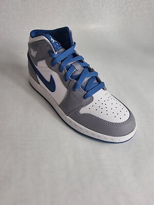 Nike Air Jordan Mid, True Blue Cement Grey Size UK5
