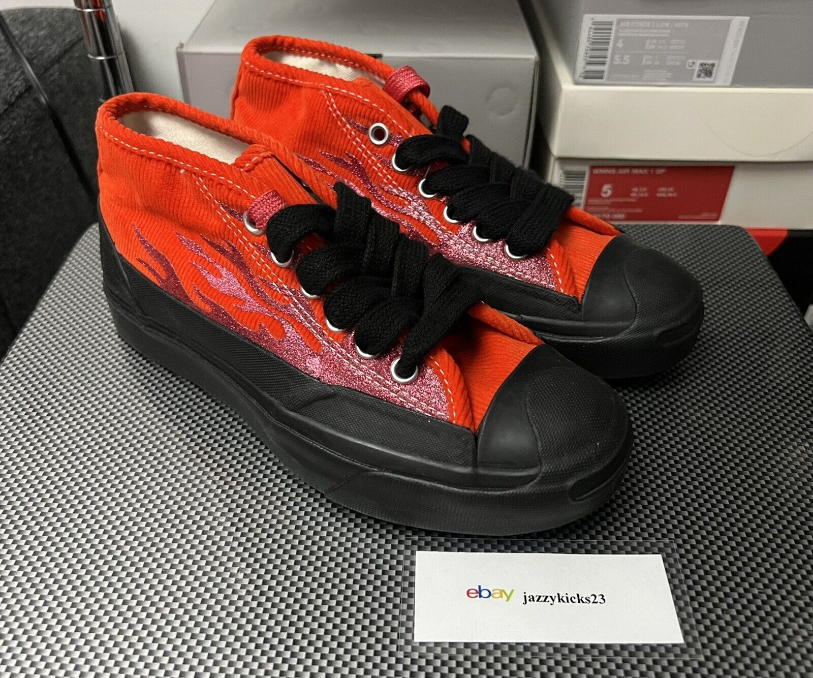 uitvinding Malawi long 2019 Converse Jack Purcell Chukka Mid Asap Nast (Red) Size 3.5 | eBay