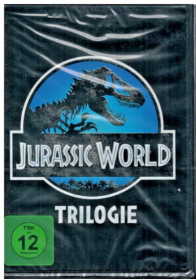 Jurassic World - Trilogie / 1+2+3 # 3-DVD-BOX - deutsch englisch - NEU + OVP